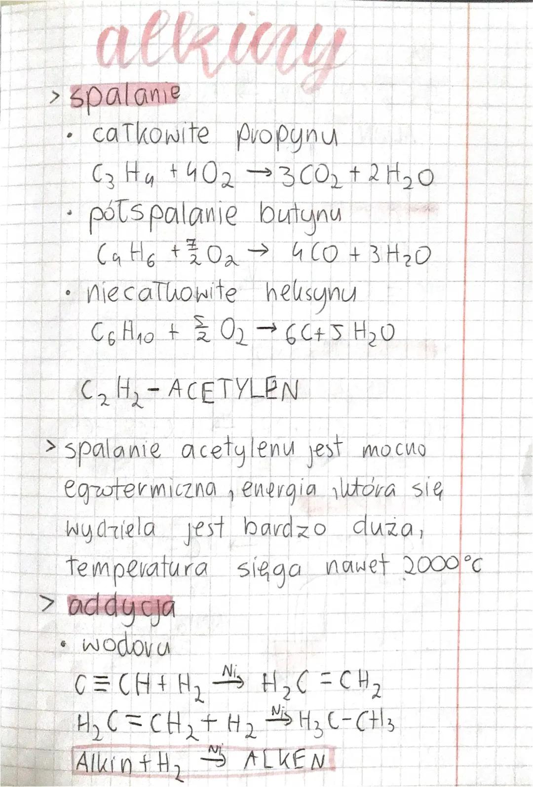 Przygody z chemią: Spalanie propynu i inne eksperymenty