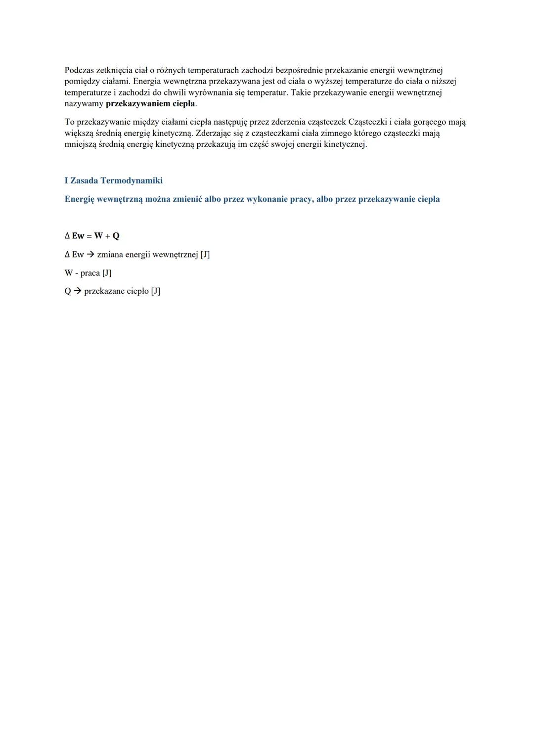 Zrozumienie procesów cieplnych przepływu energii