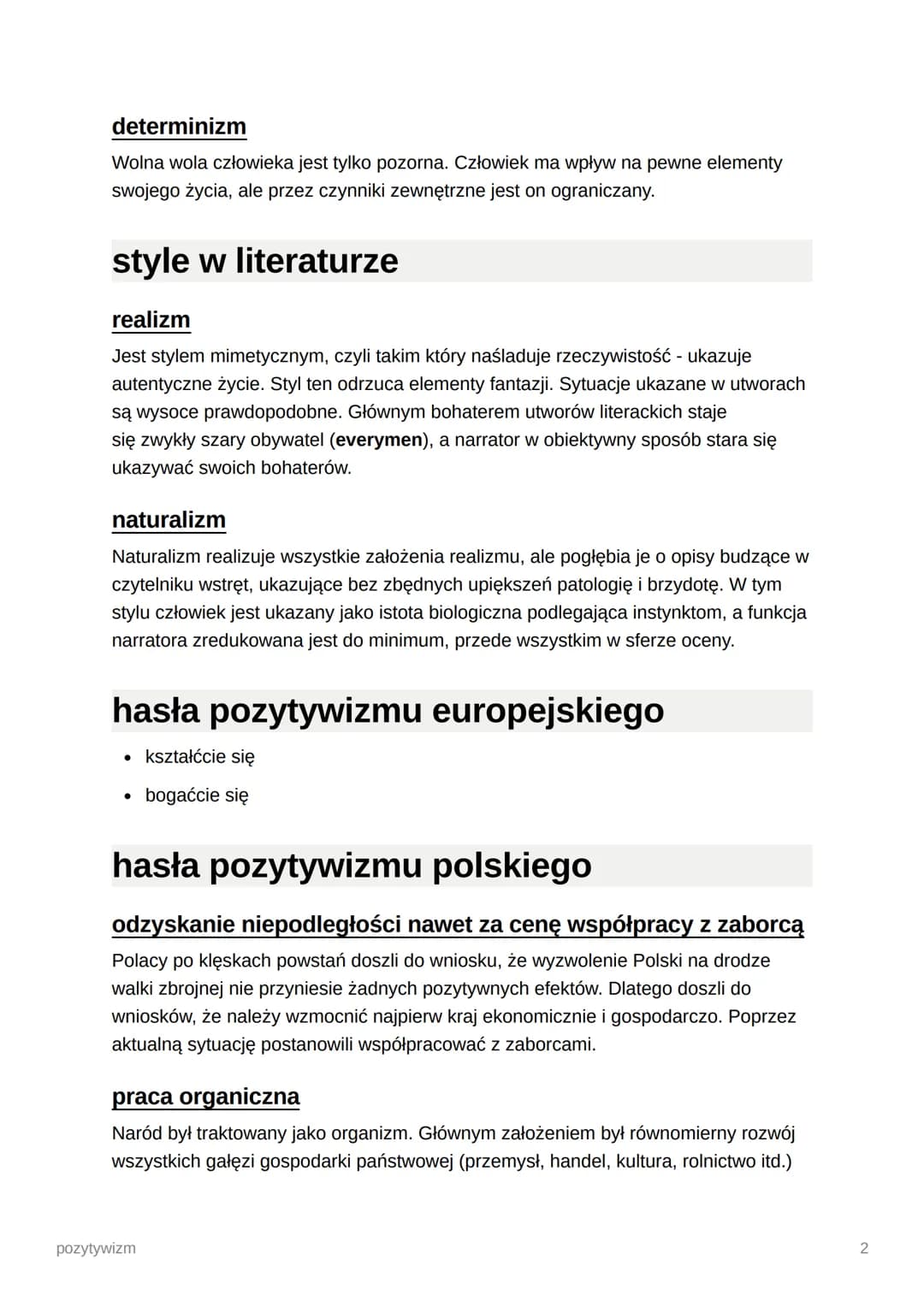 pozytywizm
daty trwania epoki
początek
1863/1864 rok - wybuch i upadek powstania styczniowego
koniec
1890 rok - debiut poetów młodopolskich
