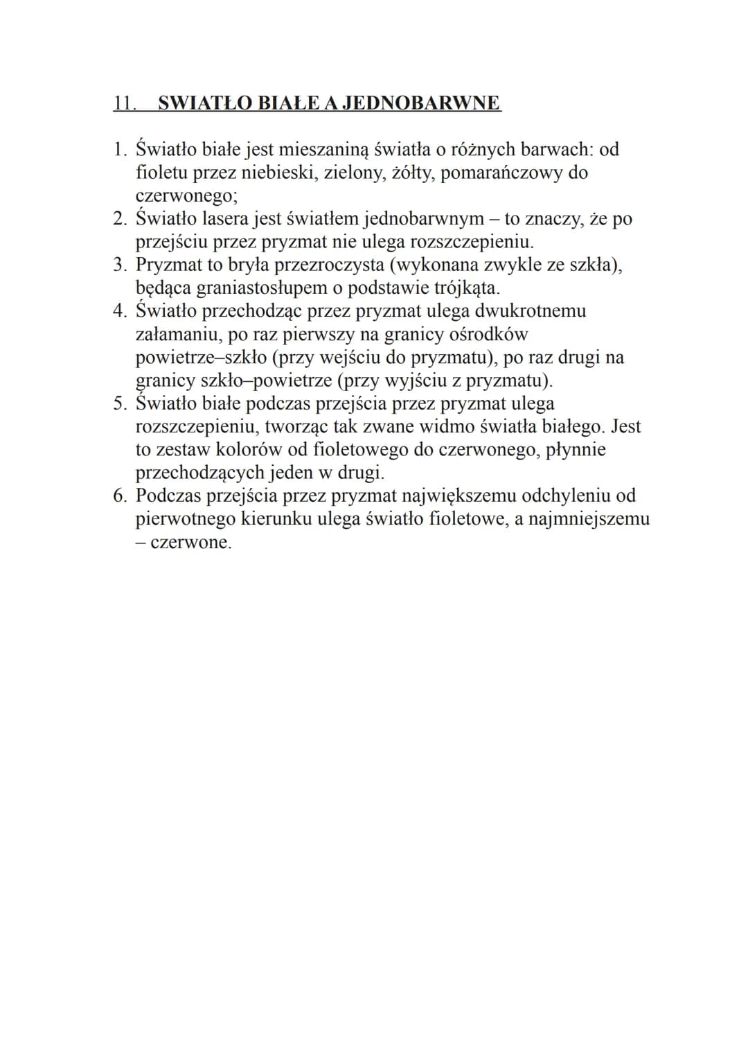 Optyka - zakres materiału na sprawdzian online (forma testowa)
ROBIMY 2 TESTY - TERMINY PODAM Z TYGODNIOWYM WYPRZEDZENIEM
PIERWSZY OBEJMUJE 