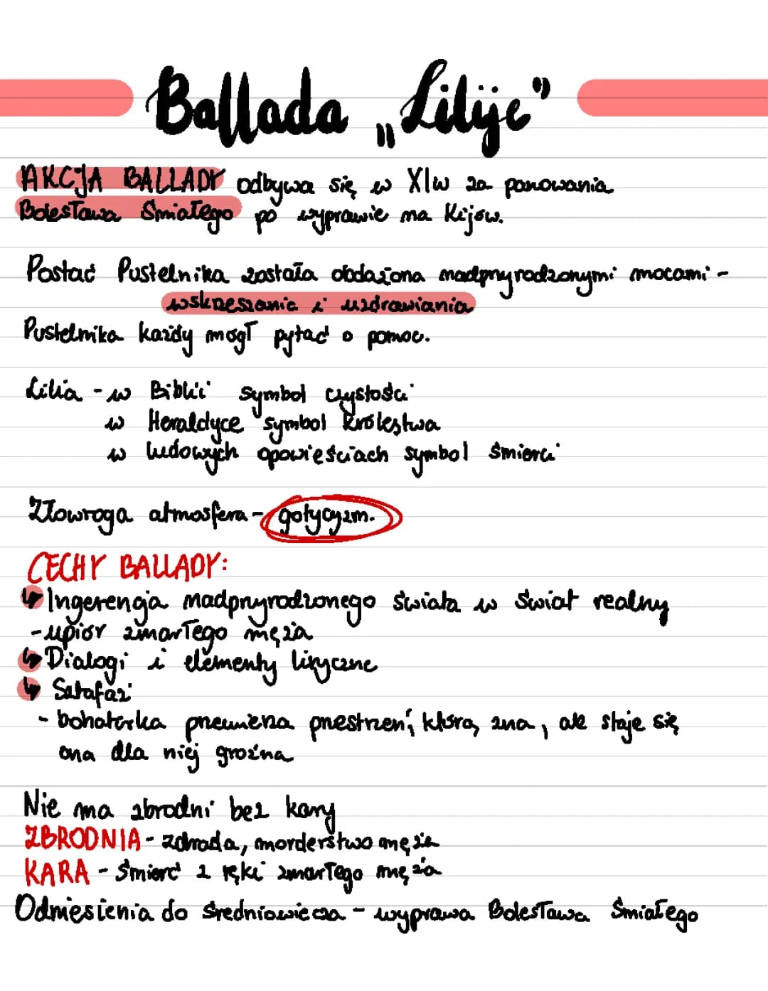 Lilije - streszczenie, bohaterowie i interpretacja bajki Adama Mickiewicza
