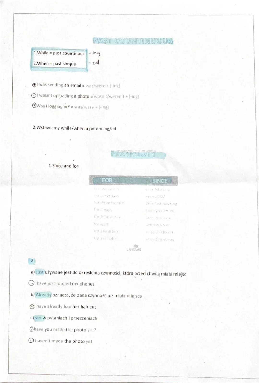 --- OCR Start ---
1.Słówka
2.gramatyka 1 i2
3.dialog
4.blog
SPRAWDZIAN DZIAŁ 1
1.Słówka
a)crash-zawiesić się
b)broken-zepsuty
c)damage-uszko