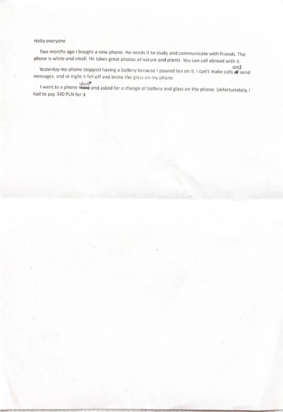 --- OCR Start ---
1.Słówka
2.gramatyka 1 i2
3.dialog
4.blog
SPRAWDZIAN DZIAŁ 1
1.Słówka
a)crash-zawiesić się
b)broken-zepsuty
c)damage-uszko