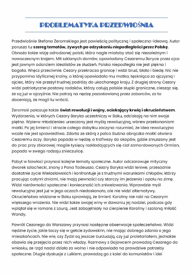 Know Problematyka Przedwiośnia thumbnail