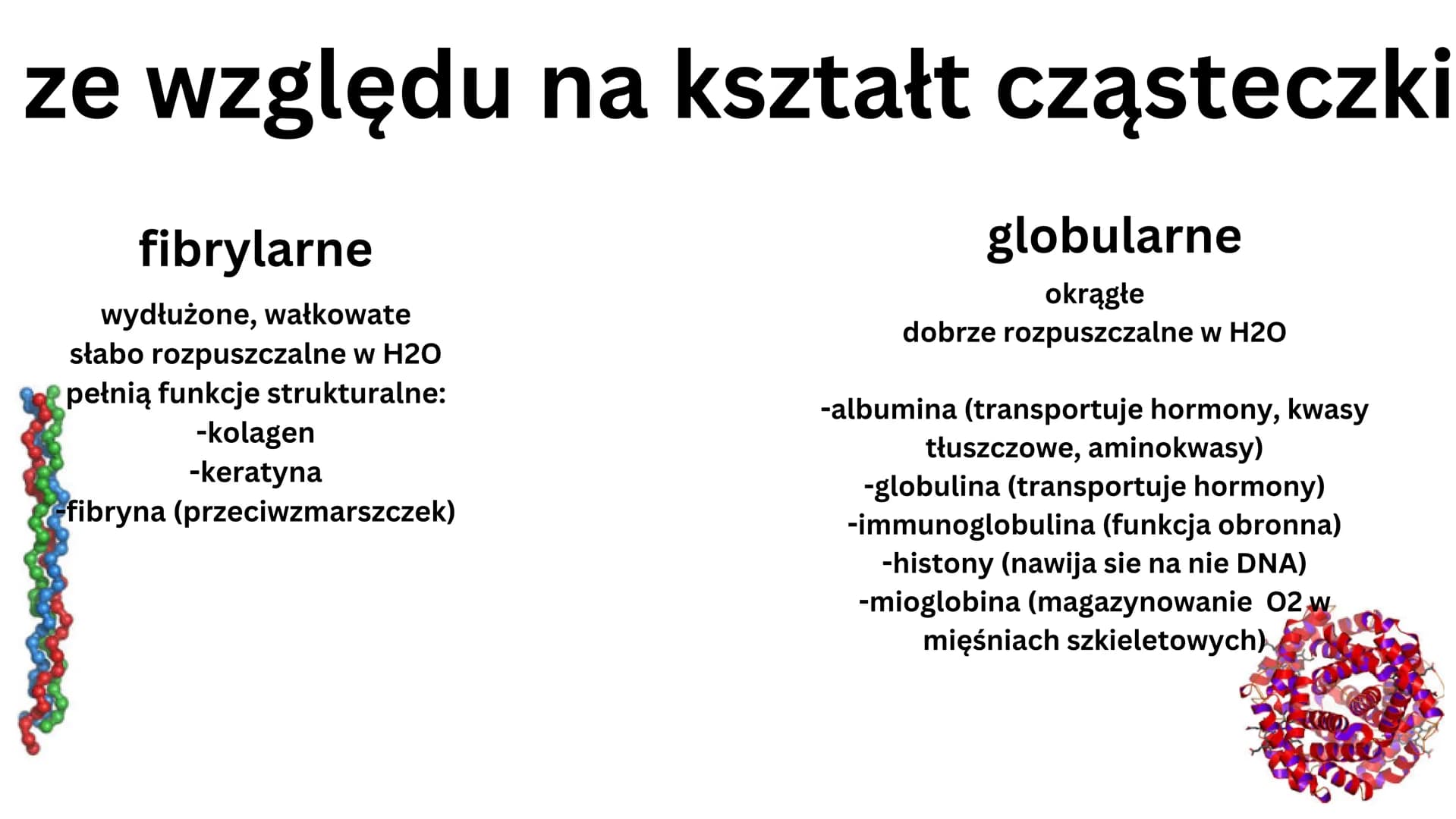 białkowe
Aminokwasy
• 20 aminokwasów
• tworzą peptydy i białka
H
V
N-C-C
HICIR
HJ
grupa aminowa
(-NH2)
OH
grupa karboksylowa -COOH
podstawni