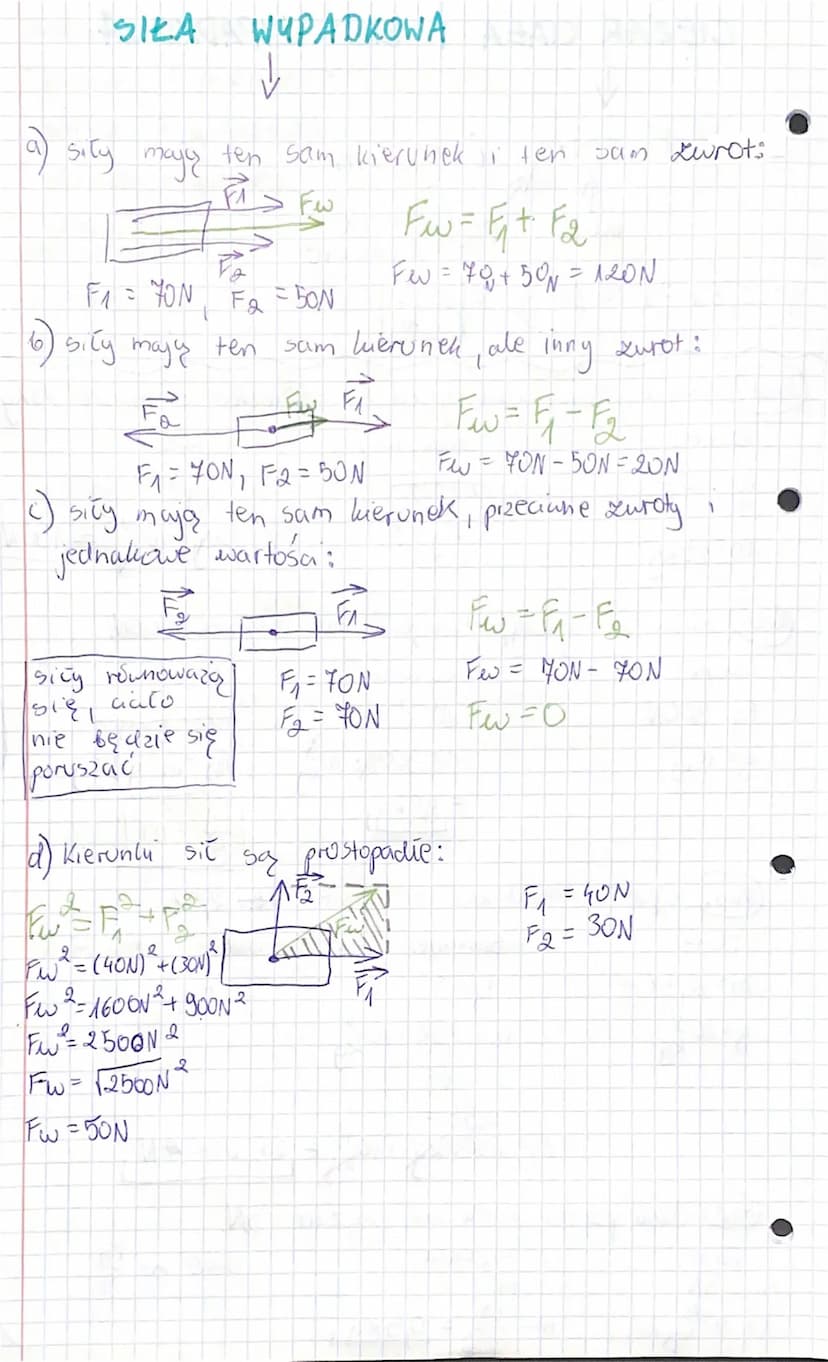 CIĘZAR CIAŁA I SIŁA WYPADKOWA
CIĘZAR
== Fg=mog
1
masa
9=9,81m² ~
Fg = 900N
N
деловод
дел
~ 10 m / 2
the
(Zad.) sita uęzkości dziaująca
Dane: