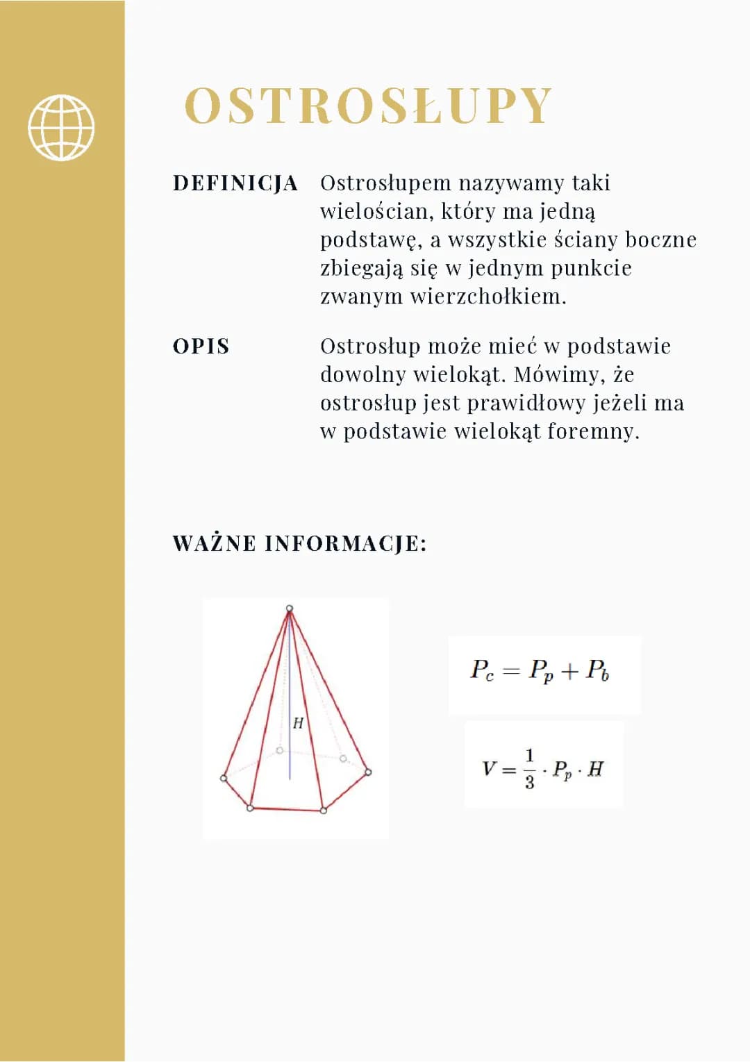 Ostrosłupy