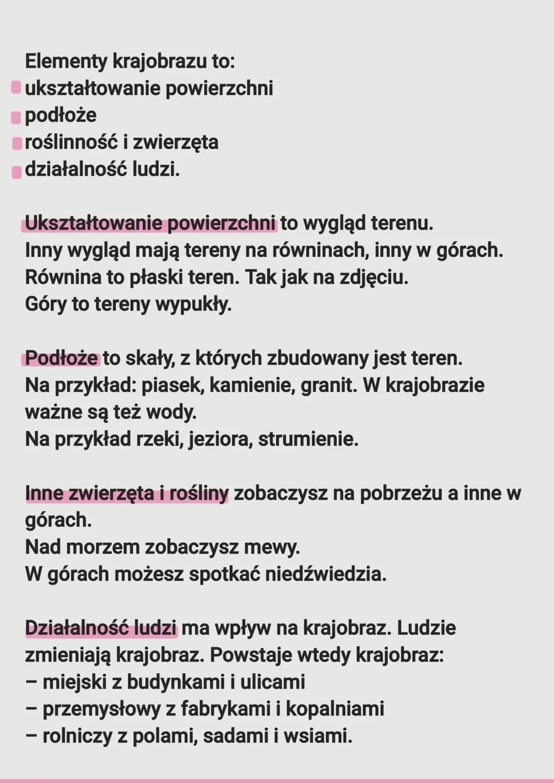 Polska podzielona jest na 6 pasów krajobrazowych.
Wszystkie pasy krajobrazowe:
■ Pas 1 to pobrzeże.
Pobrzeże widzisz na samej górze mapy.
Po