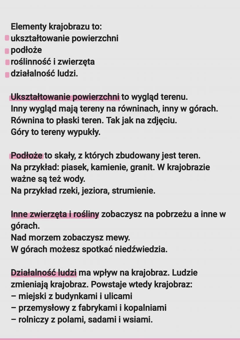 Polska podzielona jest na 6 pasów krajobrazowych.
Wszystkie pasy krajobrazowe:
■ Pas 1 to pobrzeże.
Pobrzeże widzisz na samej górze mapy.
Po