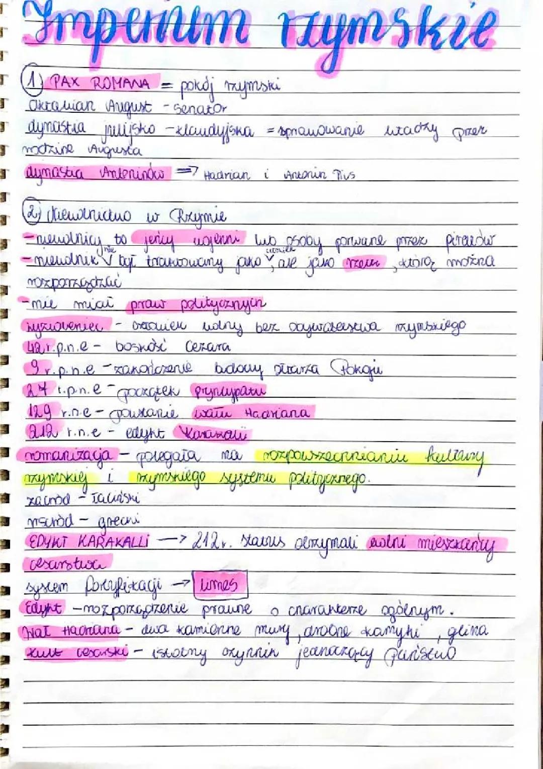 Historia Imperium Rzymskiego