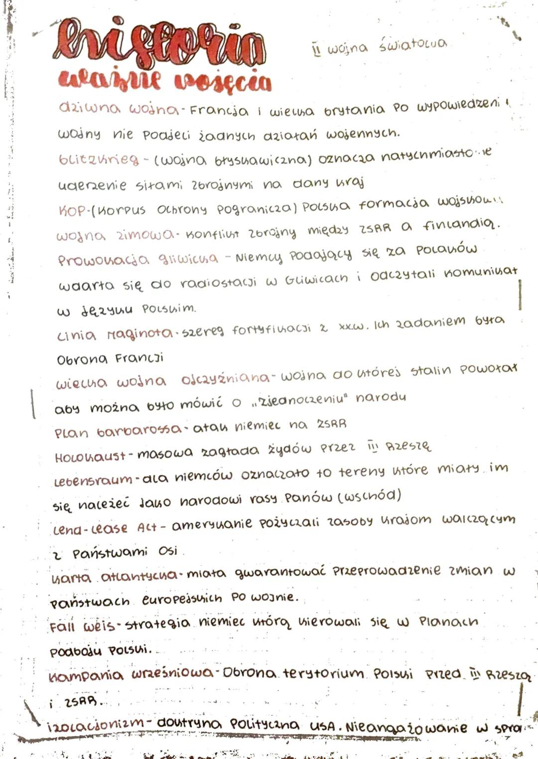 hrifforia
ważne
wazrie vosęcia
dziwna wojna- Francja i wielusa brytania Po wypowiedzeni!
wojny nie poajeli żadnych działań wojennych.
I wojn