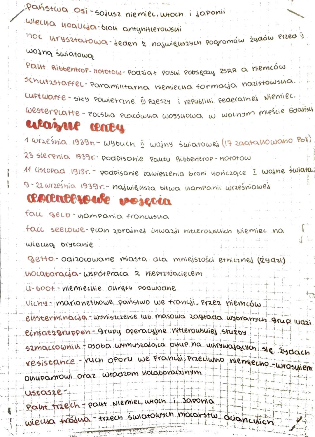 hrifforia
ważne
wazrie vosęcia
dziwna wojna- Francja i wielusa brytania Po wypowiedzeni!
wojny nie poajeli żadnych działań wojennych.
I wojn