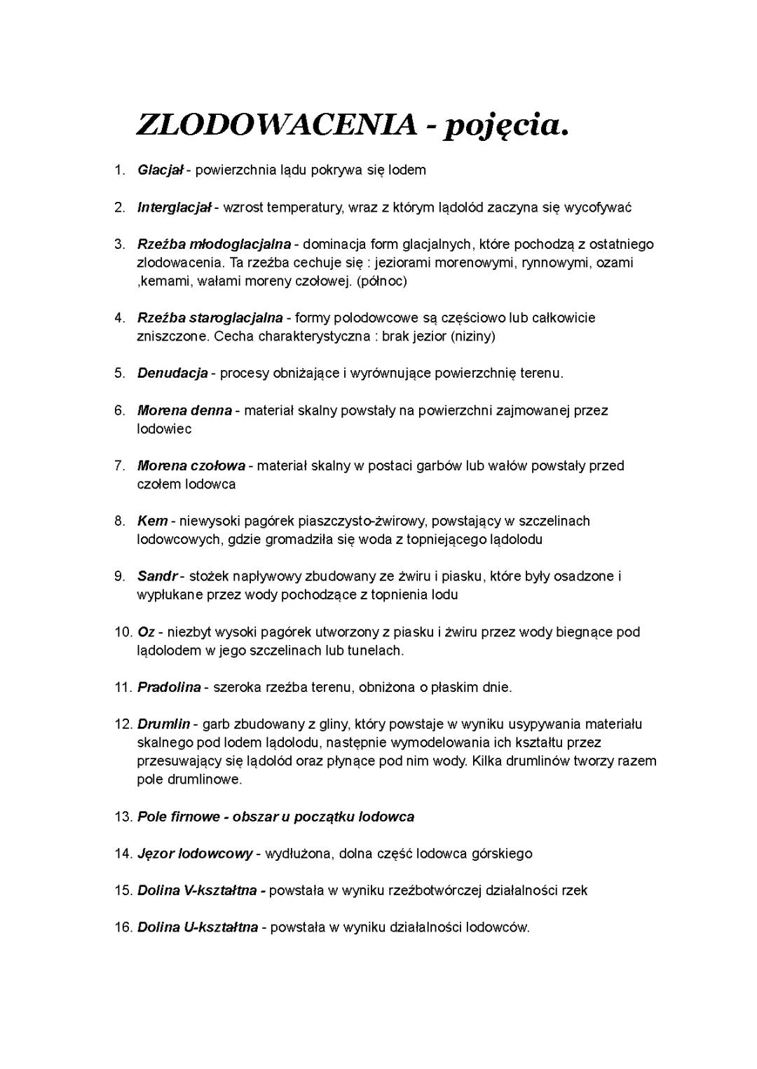 Zlodowacenia