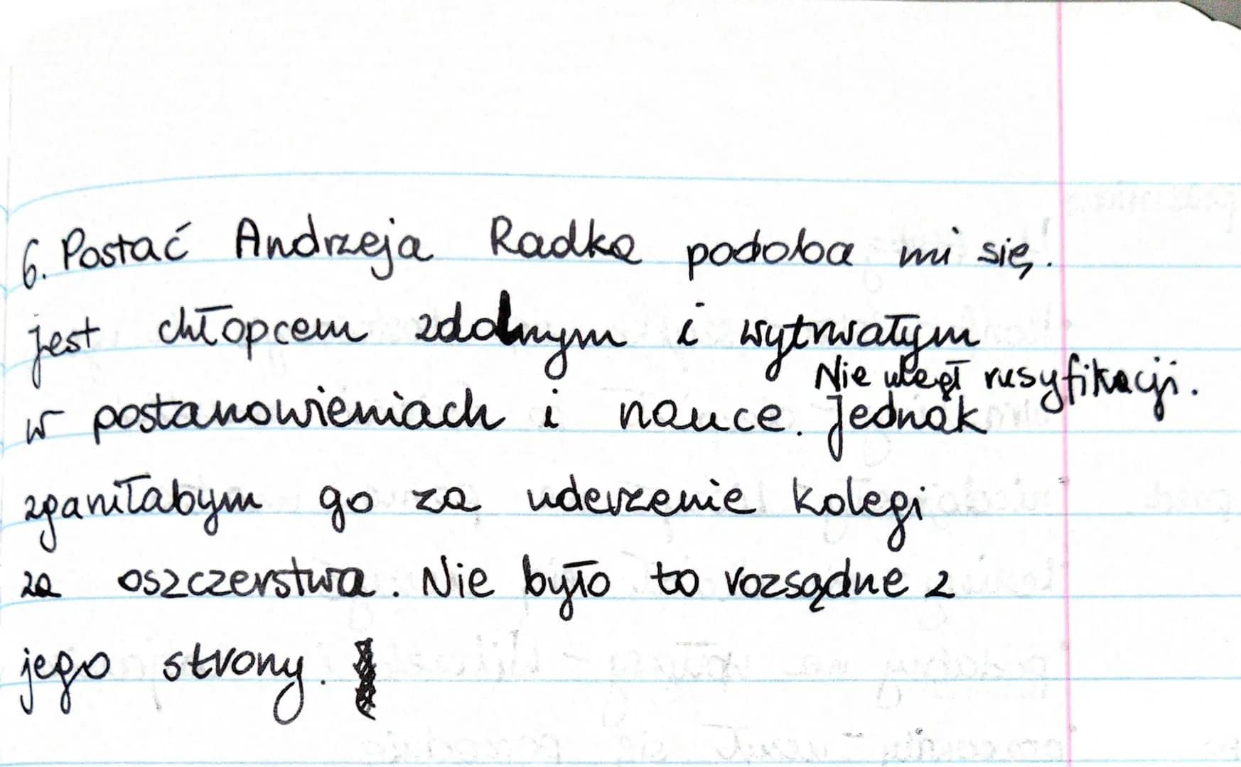 1. Andrej Radek
Jabal
urodzony w Pajęcznie Dolnym
pasat gesi
- mieszkał is czworakach
-vodzina biedna
preil
-ukończył progimnazjum w Pyrzogł