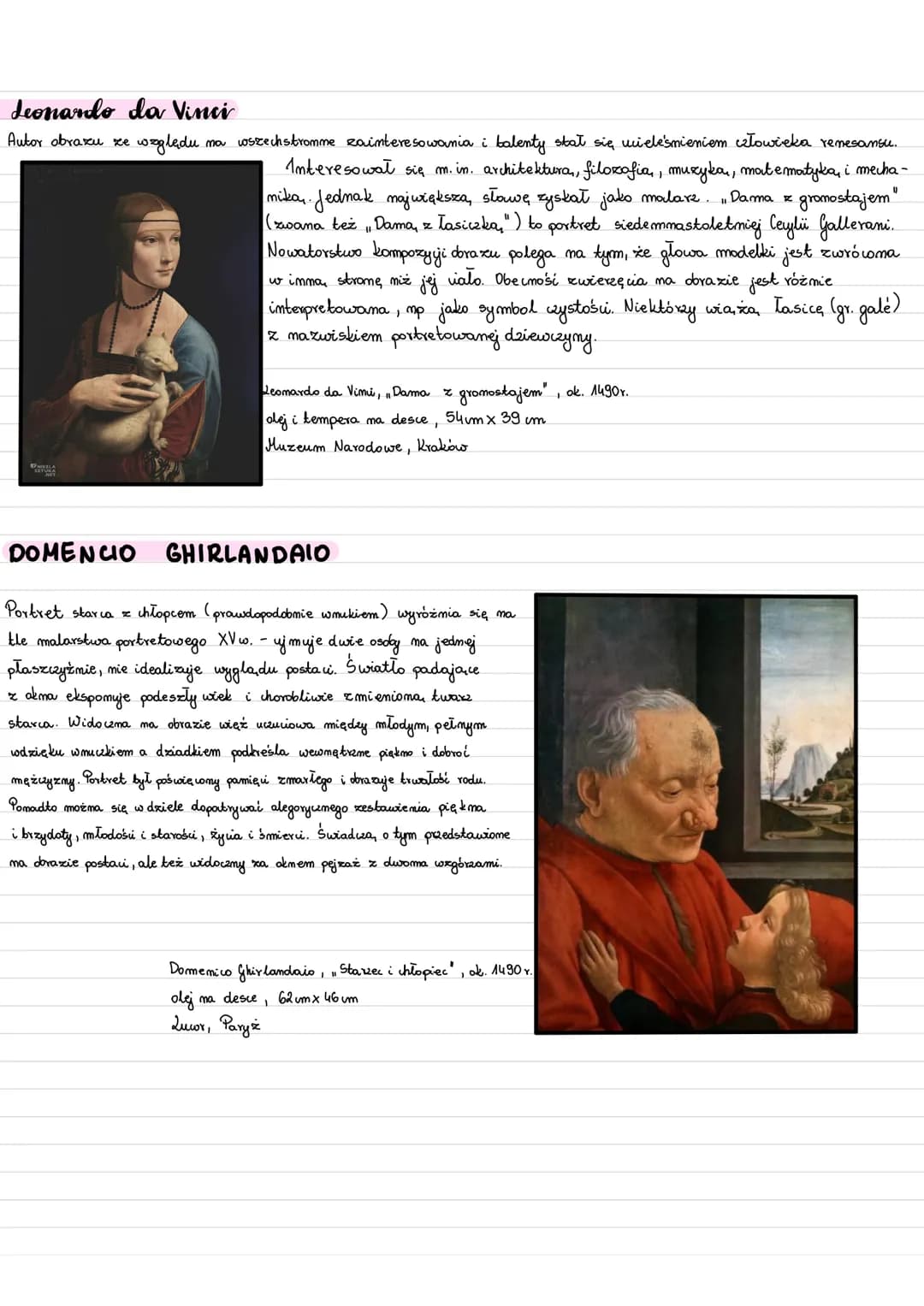 Renesansowy portret - cechy, malarze, obrazy i więcej