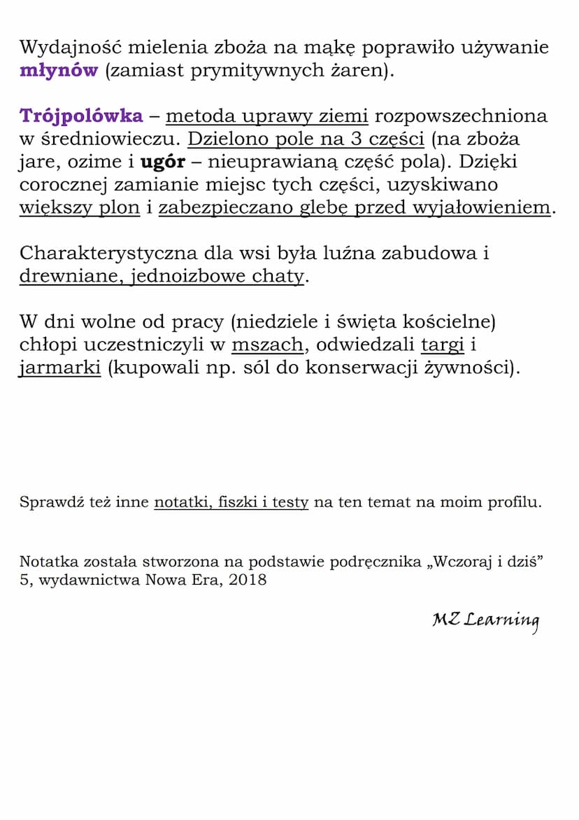 Średniowieczne miasto i
wieś
Gród - osada obronna wzniesiona w trudnym do
zdobycia miejscu
Rzemieślnik - osoba zajmująca się wytwarzaniem i

