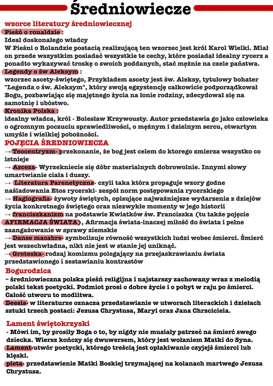 Średniowiecze
wzorce literatury średniowiecznej
Pieśń o ronaldzie:
Ideał doskonałego władcy
W Pieśni o Rolandzie postacią realizującą ten wz