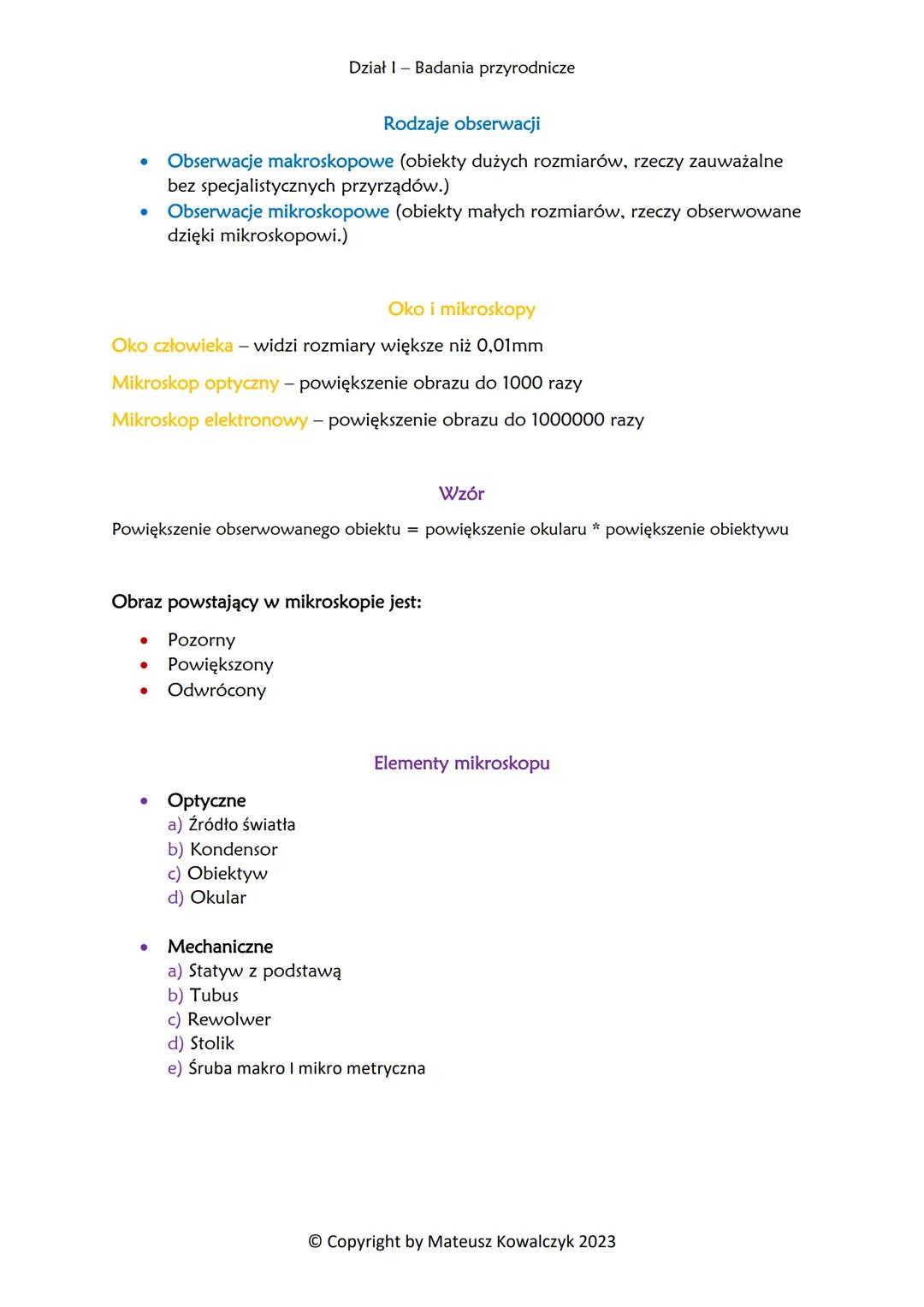 Biologia to nauka zajmująca się budową organizmów, ich czynnościami życiowymi i
funkcjonowaniem w środowisku. Do jej zadań należy również ba