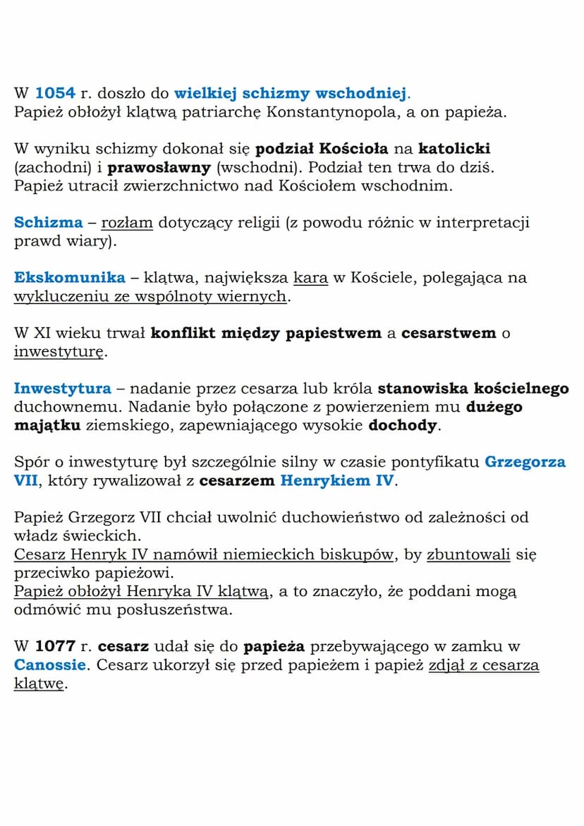 MZ_LEARNING KNOW
Konflikt papiestwa
z cesarstwem
Klasa 5, Wczoraj i dziś, Nowa Era
Chrześcijanie na zachodzie Europy:
- łacina,
- papież (bi