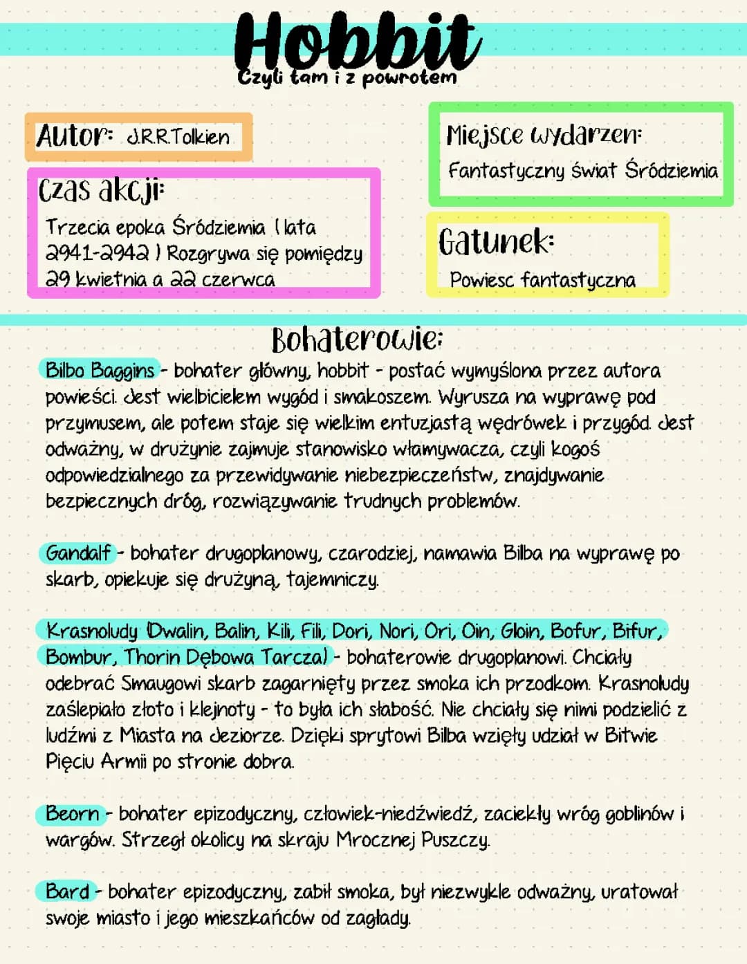 Hobbit, czyli tam i z powrotem