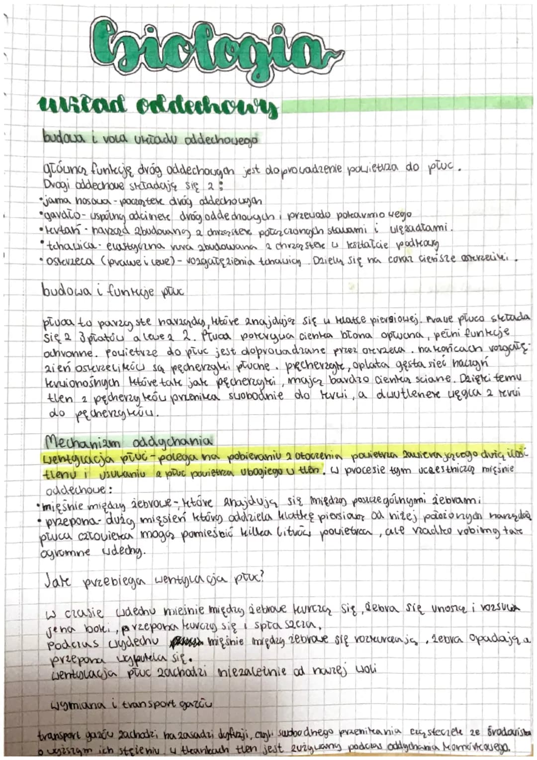 Csiologia
unread oddechowy
budowa i vola uriadu oddechowego
główne funkcję dróg oddechougan jest doprowadzenie powietrza do płuc.
Drogi odde