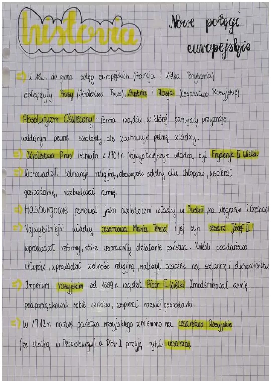 Nowe potęgi europejskie 