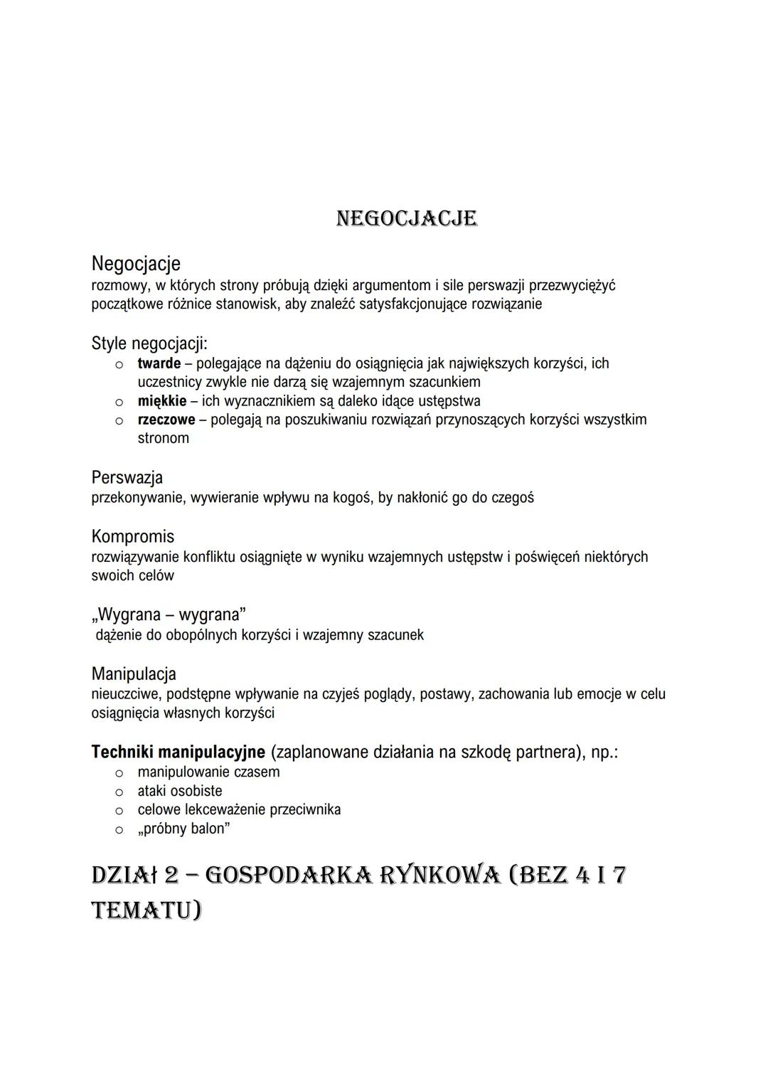 DZIAŁ 1 - CZŁOWIEK PRZEDSIĘBIORCZY
KIM JEST OSOBA PRZEDSIĘBIORCZA?
Cechy osoby przedsiębiorczej:
o kreatywność
o asertywność
o zaradność
o o