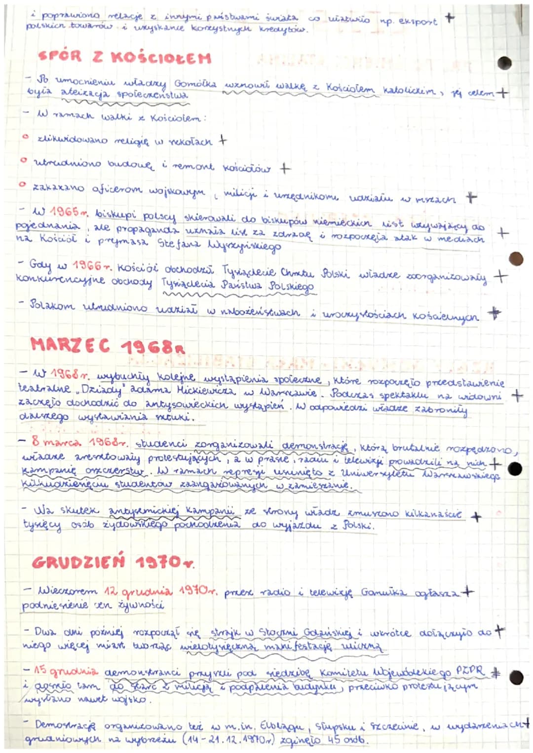 CZASY GOMUŁKI
PRL PO ŚMIERCI STALINA
- Po śmierci Stalina utrzymano polityczne założenia, ale system wegai stopniowym +
premianom m.in. zacz