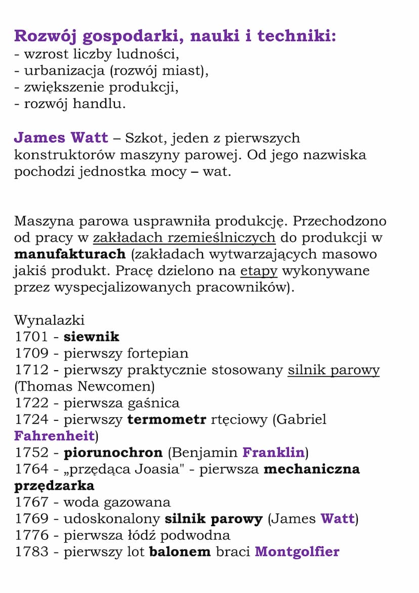 Kultura oświecenia
-
Wiek XVIII – „Stulecie świateł – epoka oświecenia
- postęp techniczny,
- rozwój oświaty,
- zmiana w światopoglądzie / f