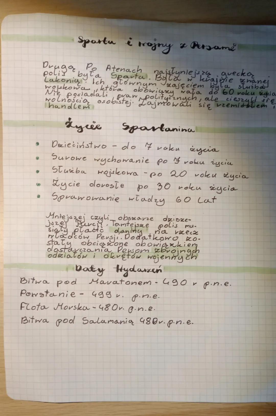 9
™
2
# Spartu i wojny z Persame

Duyiga Polig byta Atenacha. aj nie
Lakonia ich głównym zajęciem by
Po Atenach najsłyniejszą queckor
krajni