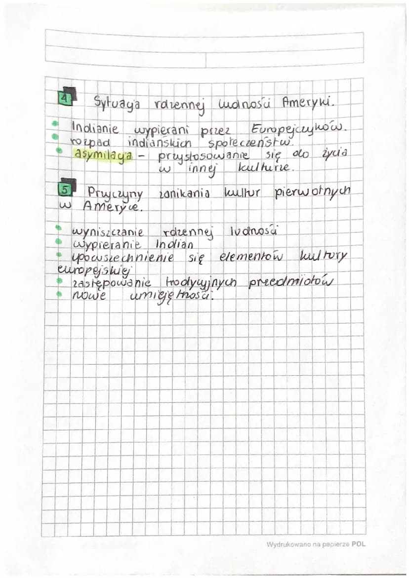LUDNOŚĆ AMERYKI
[ Zróżnicowanie etniczne i kulturowe
1
Ameryki.
-w Ameryve oproiz uudności biatej, żołtej
i czarnej, żyją takie :
• Melysi (