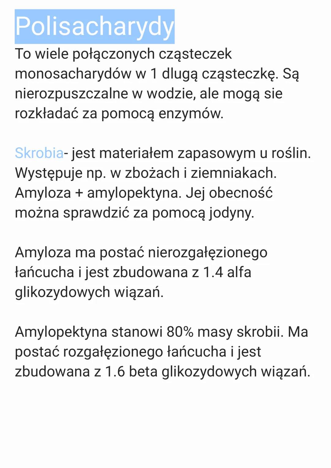 Monosacharydy
To cukry proste dobrze rozpuszczalne w
wodzie. Zawierają od 3 do 8 atomów węgla.
Każdy z cukrów prostych ma kilka grup
hydroks