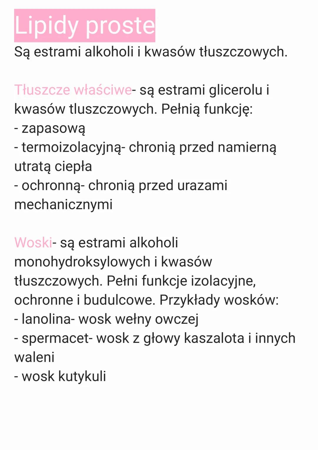 Monosacharydy
To cukry proste dobrze rozpuszczalne w
wodzie. Zawierają od 3 do 8 atomów węgla.
Każdy z cukrów prostych ma kilka grup
hydroks