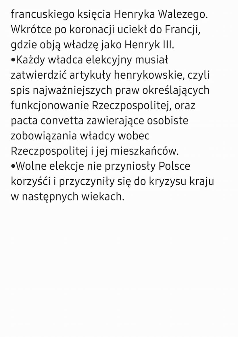 W Rzeczpospolitej szlacheckiej
1.Demokracja szlachecka
• Szlachta to potomkowie rycerstwa, które
pod koniec XV wieku zajęło się
zarządzaniem