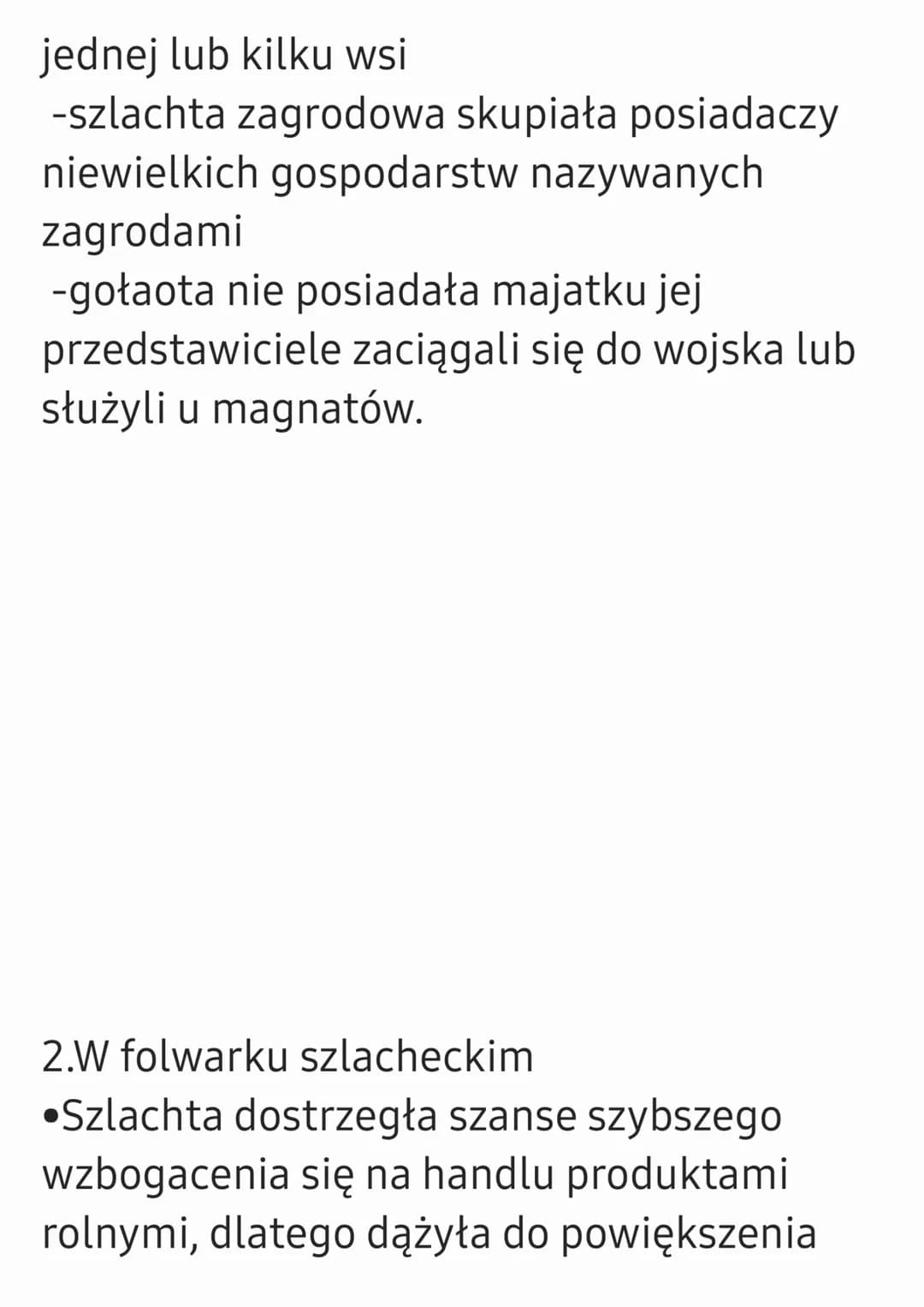 W Rzeczpospolitej szlacheckiej
1.Demokracja szlachecka
• Szlachta to potomkowie rycerstwa, które
pod koniec XV wieku zajęło się
zarządzaniem