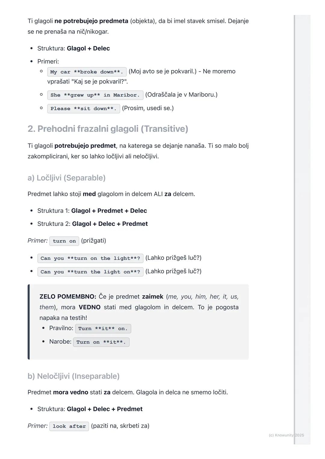 # Frazalni glagoli in predlogi

Uvod v frazalne glagole in predloge

Frazalni glagoli so res pomembni, če hočemo zveneti bolj naravno v angl