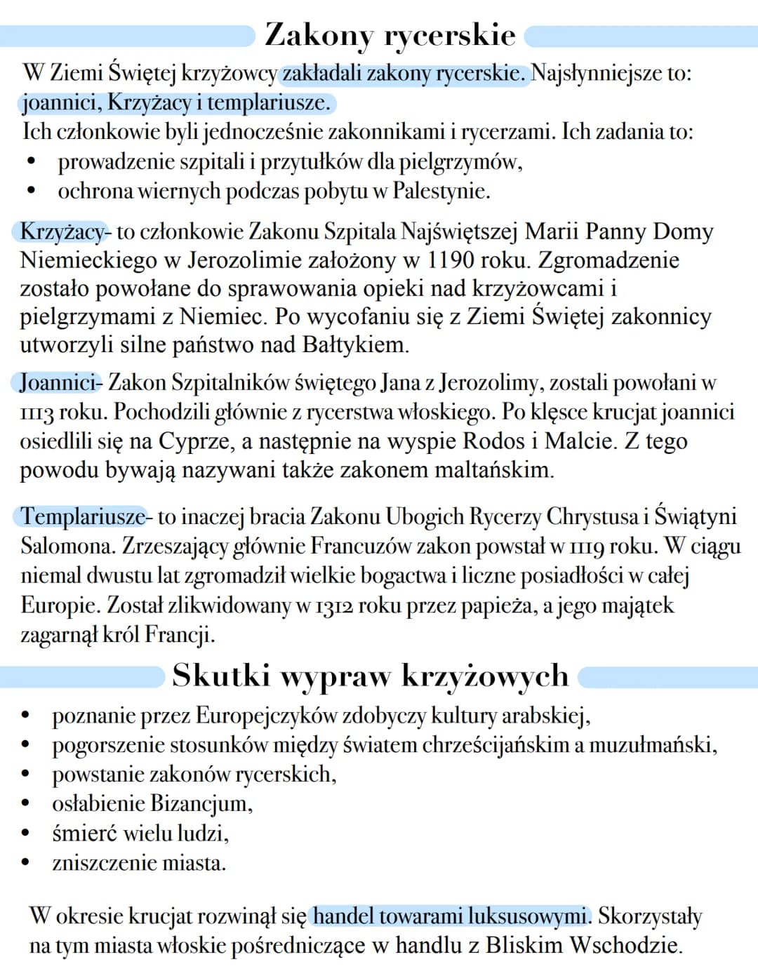 Wyprawy krzyżowe
Ziemia Święta w średniowieczu
Palestyna jest nazywana przez chrześcijan Ziemią Świętą, ponieważ są
tam miejsca związane z ż
