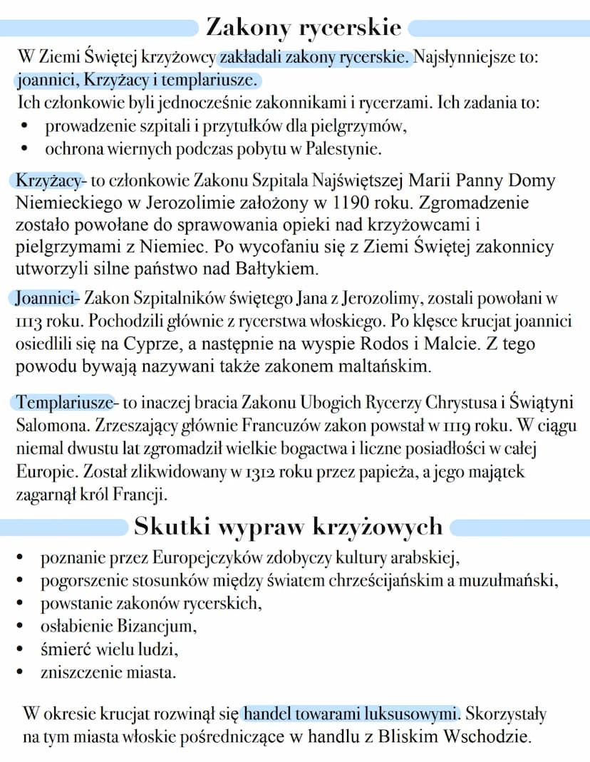 Wyprawy krzyżowe
Ziemia Święta w średniowieczu
Palestyna jest nazywana przez chrześcijan Ziemią Świętą, ponieważ są
tam miejsca związane z ż
