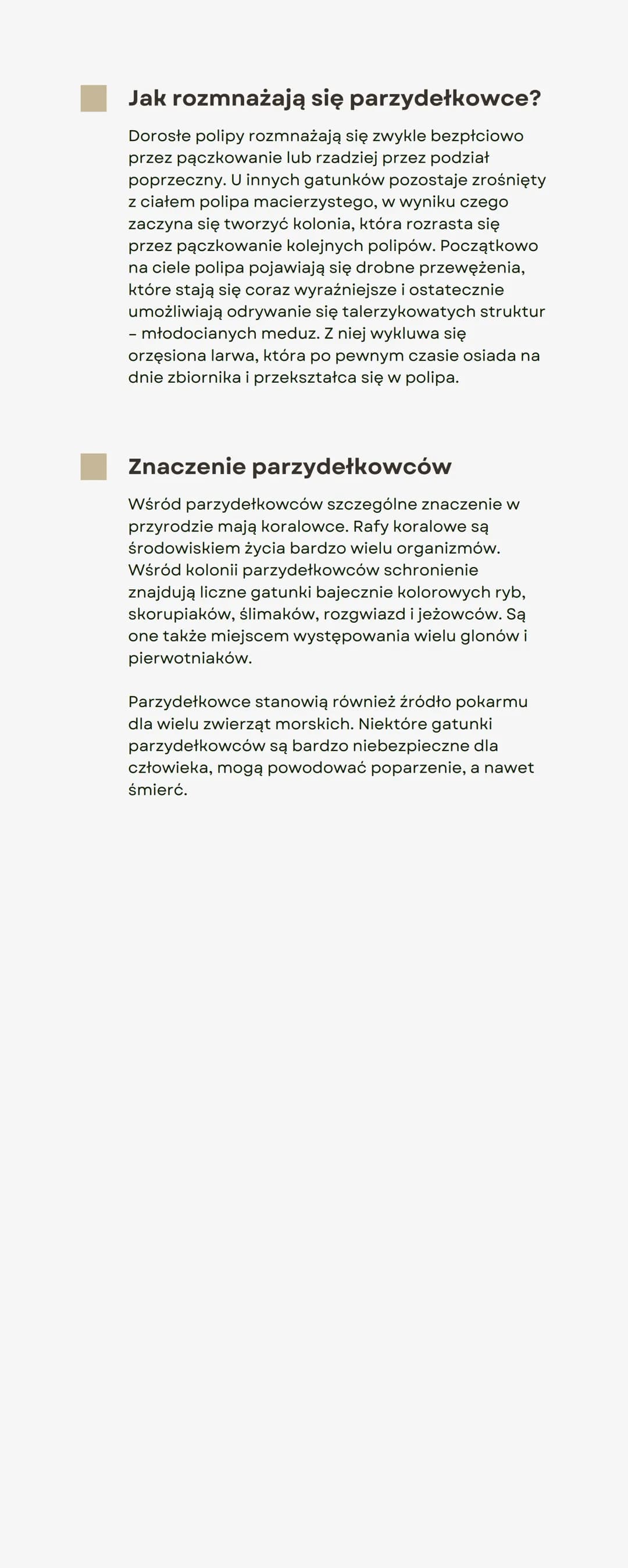 Parzydełkowce
00000
Budowa
Ich ciało składa się z 2 warstw komórek, które
tworzą tkanki o strukturze zbliżonej do tkanki
nabłonkowej i nerwo