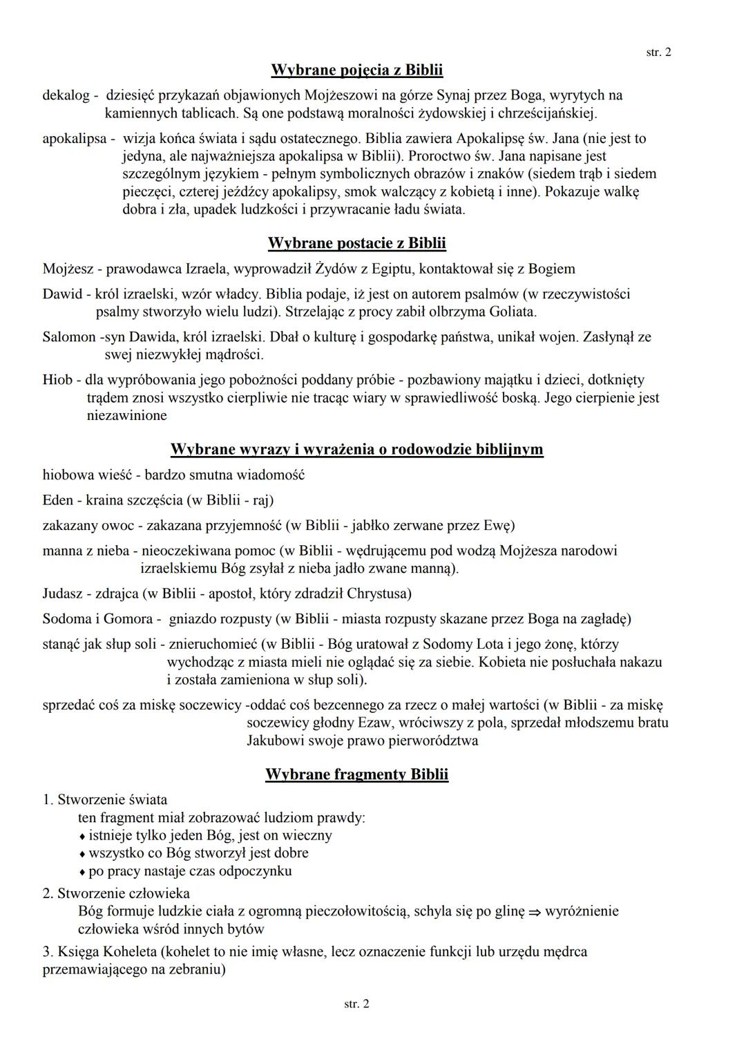 BIBLIA (od gr. biblos - biblioteka, zbiór ksiąg)
- zbiór tekstów sakralnych, przez Żydów i chrześcijan uznany za księgę świętą, objawioną
- 