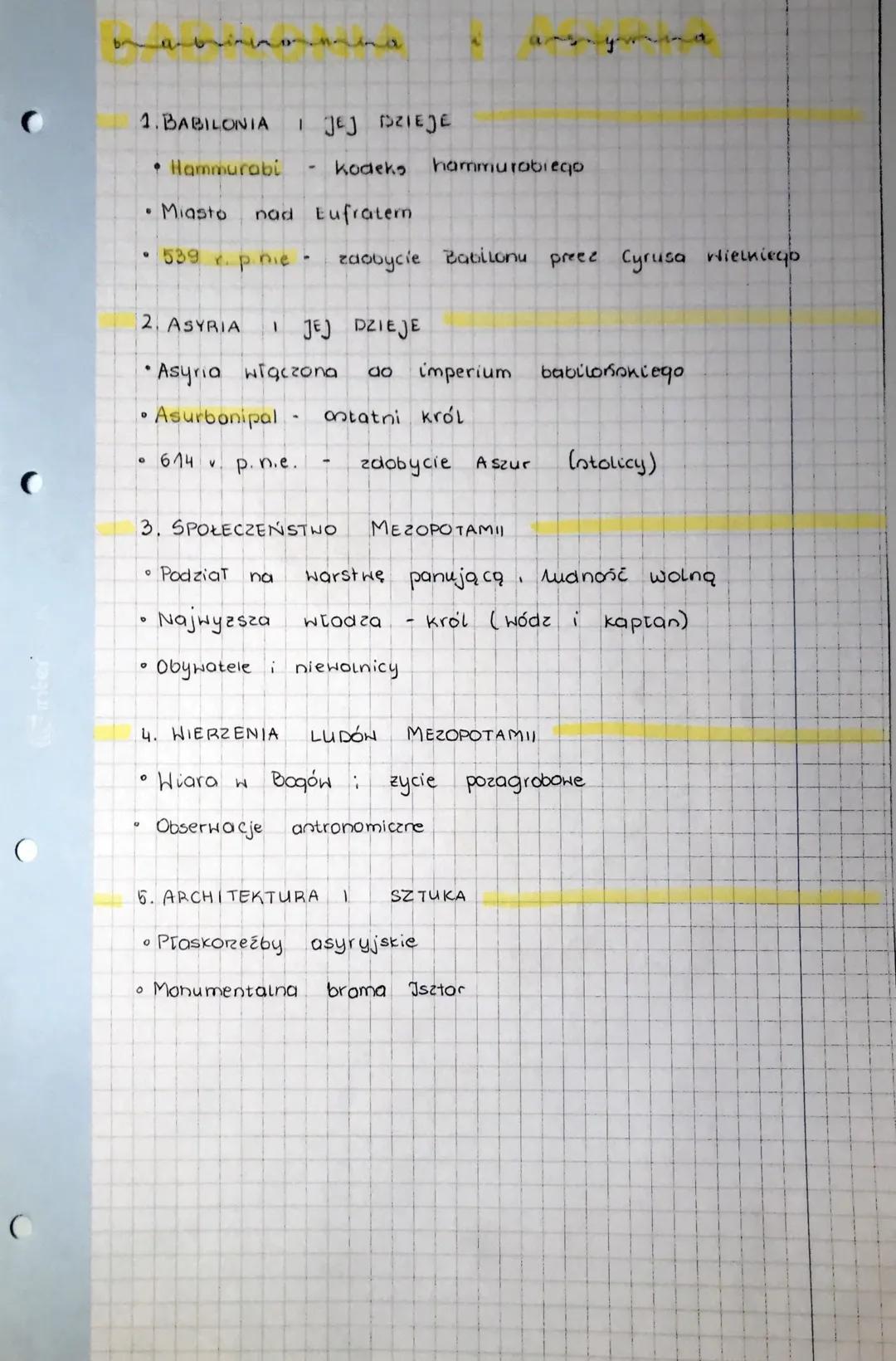 inter
1. BABILONIA I JEJ DZIEJE
• Hammurabi
• Miasto nad Eufratem
• 539 r. p.nie
0
2. ASYRIA I JEJ DZIEJE
• Asyria włączona do imperium babi