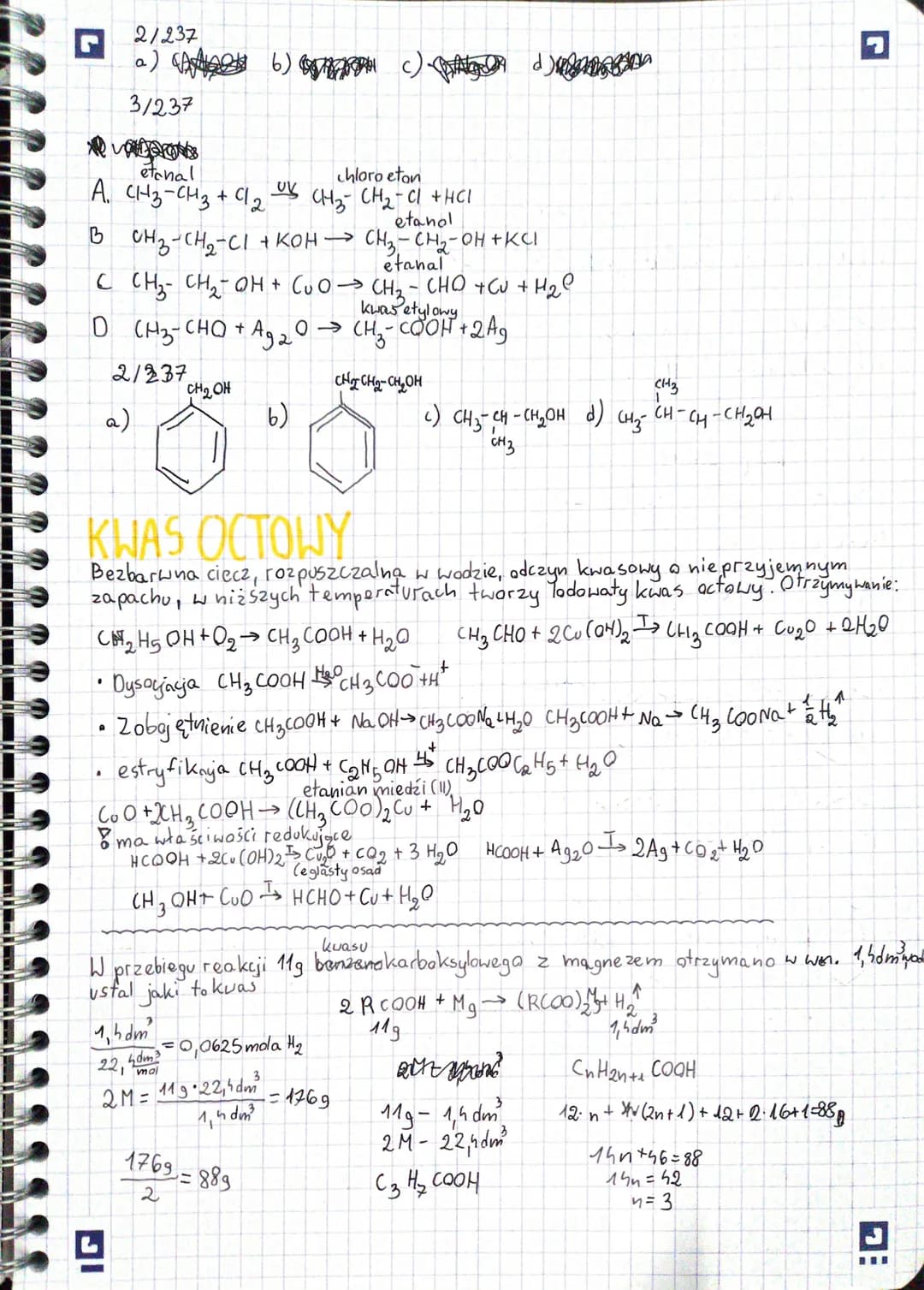 KWASY KARBOKSYLOWE
CnHen COOH
kuas meta nouy (mrówkowy) CH₂0₂ H-
@kuas etanory (kajasooxtowy) (₂H₁₂0₂ CH₂-C
IZOMERIA
kus butanomy C₂H 60₂
CH