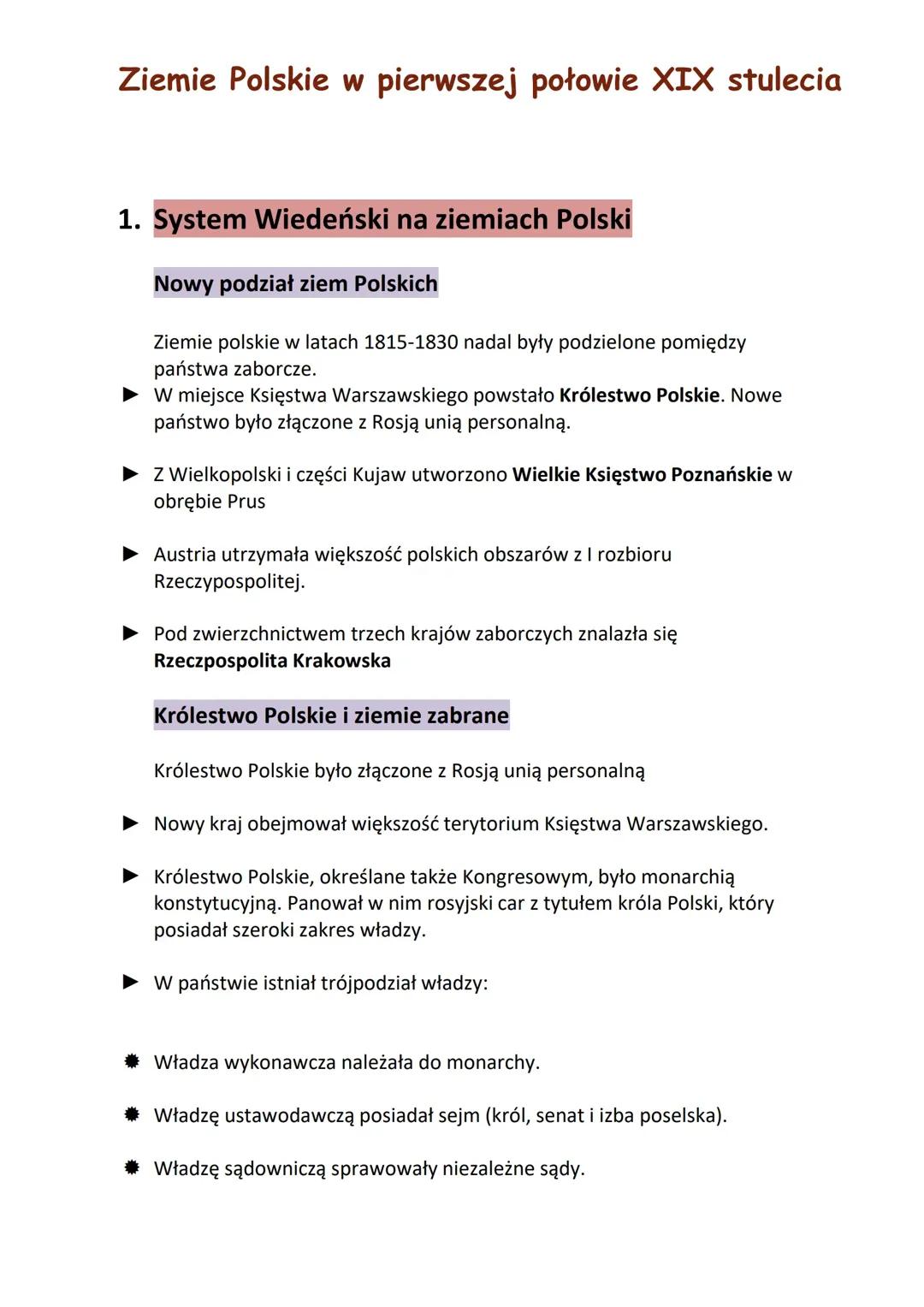 Ziemie Polskie w XIX wieku: Jakie Podziały Mieliśmy?