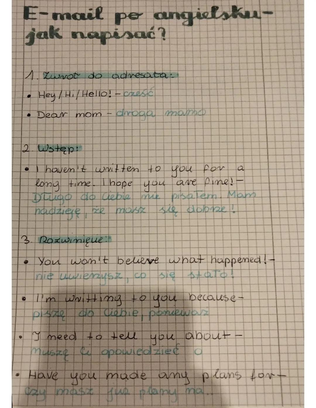 Jak napisać poprawny e-mail po angielsku?