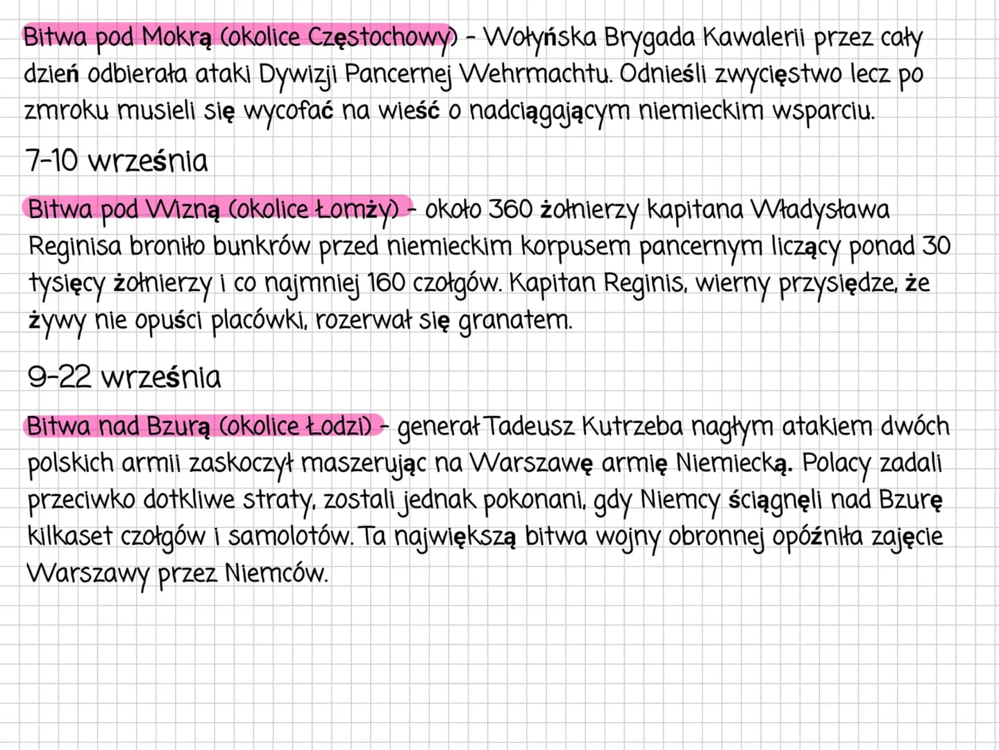 Wojna obronna Polski
Historia
Wojna obronna Polski - trwała od 1 września do 5 października 1939 roku. Polacy
walczyli o to by:
1. Powstrzym