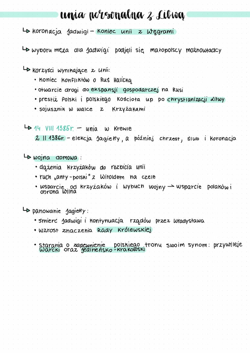 ac Andegauentio
de Jagiellinew
41333r. Koronacja
Polska za Razimierza M wielkiego
↳ mistrz rozwiązań dyplomatycznych:
przedłużenie pokoju z 