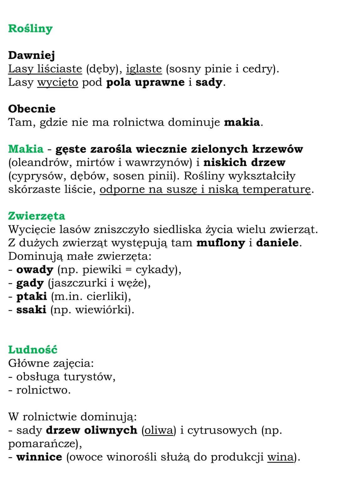 Krajobraz
śródziemnomorski
Strefa krajobrazu śródziemnomorskiego jest
najmniejsza ze stref krajobrazowych.
Klimat
Obszar należący do krajobr