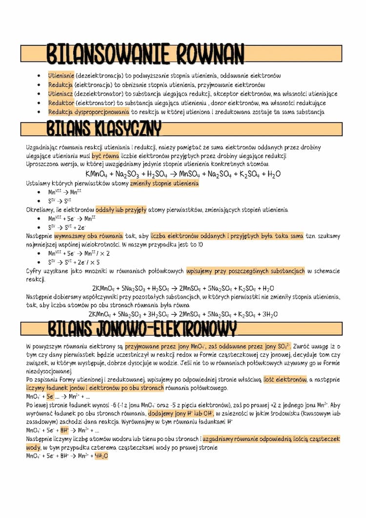 Know Bilansowanie równań thumbnail
