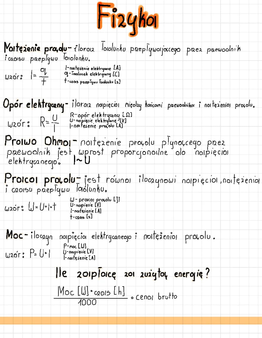 fizyka prąd 
