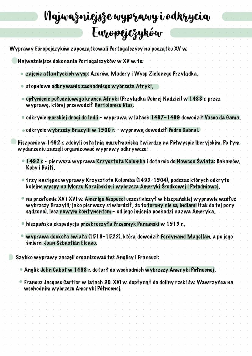 Wielkie odkrycia
geograficzne
Cywilizacje prekolumbijskie
Cywilizacje prekolumbijskie stworzyli Indianie. Rozwinęły się one w Ameryce przed 